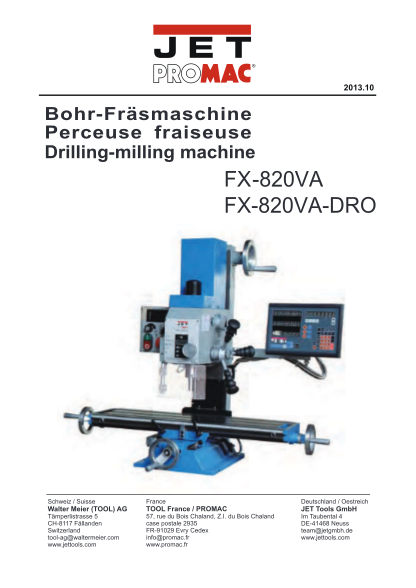 412617794-bohr-frsmaschine-erceuse-fraiseuse-drilling-milling-promac