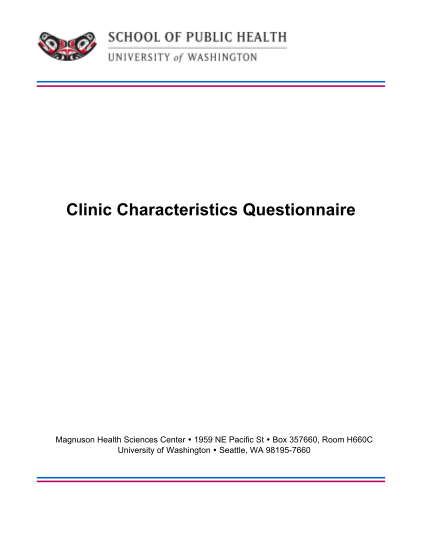 412759040-clinic-characteristics-questionnaire-university-of-washington-depts-washington