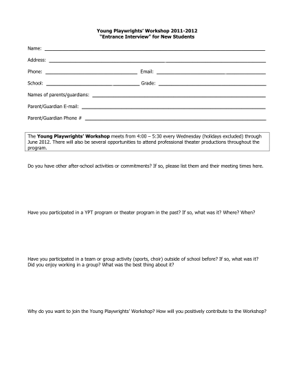 413682316-application-for-young-playwrights-workshop-fall-2008-youngplaywrightstheater