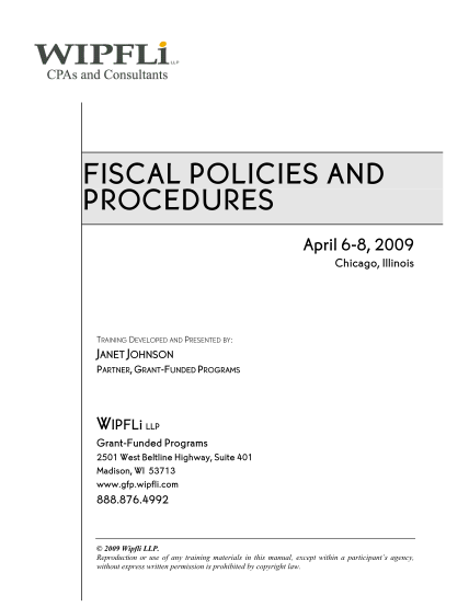 41446476-fiscal-policies-and-procedures-fiscal-conference-training-materials