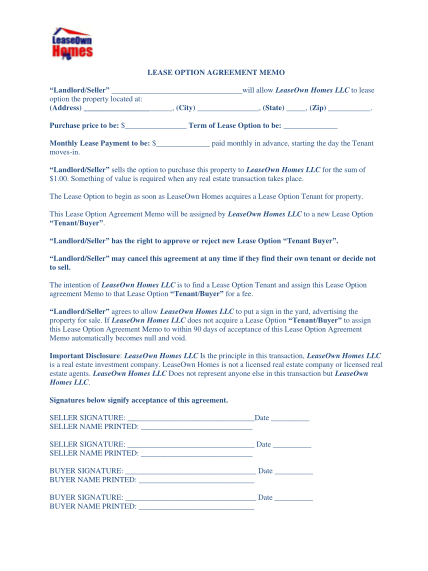 13 Lease Option Contract Pdf Free To Edit Download And Print Cocodoc 9151