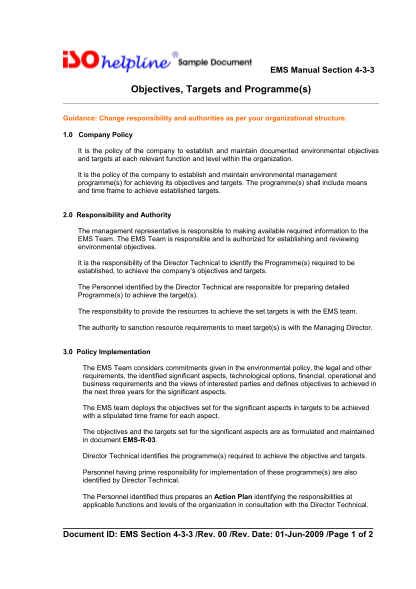 416633580-objectives-targets-and-programmes-bisohelplineb