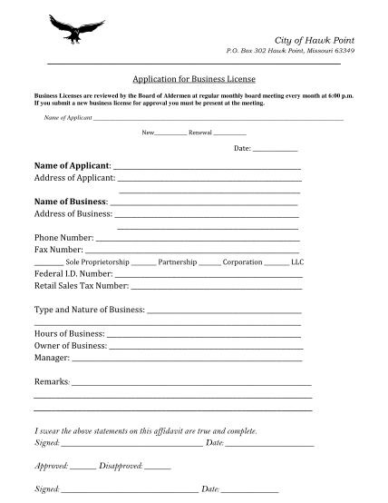 41848789-city-of-hawk-point-bapplicationb-for-business-license-name-of-a