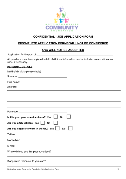419622505-confidential-job-application-form-incomplete-application-nottscf-org
