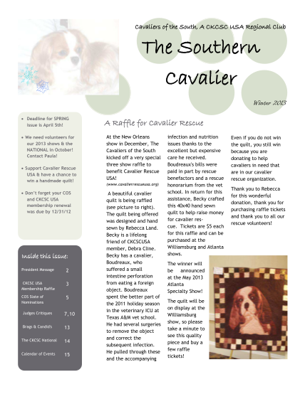 422351909-the-southern-cavalier-newsletter-winter-2013-cavaliers-of-the-cavaliersofthesouth