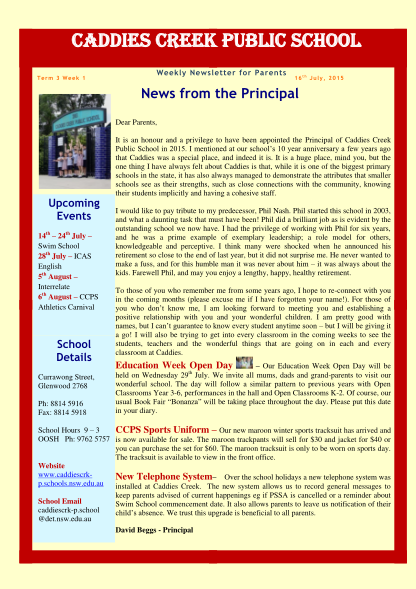 423761958-caddies-creek-public-school-chronicle-term-3-week-1-weekly-newsletter-for-parents-16th-july-2015-news-from-the-principal-dear-parents-upcoming-events-14th-24th-july-swim-school-28th-july-icas-english-5th-august-interrelate-6th-august