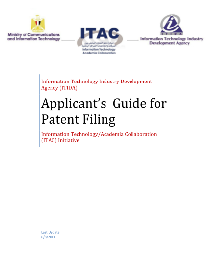 42400155-applicants-guide-for-patent-filing-information-technologyacademia-collaboration-itac-initiative-itida-gov