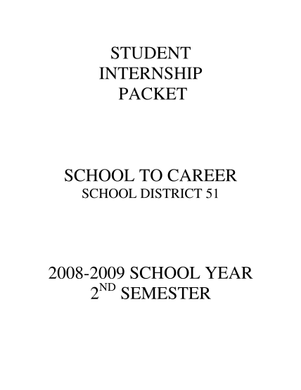42436344-2nd-semester-student-internship-packet-for-b2008b2009-school-year-gjhs-mesa-k12-co