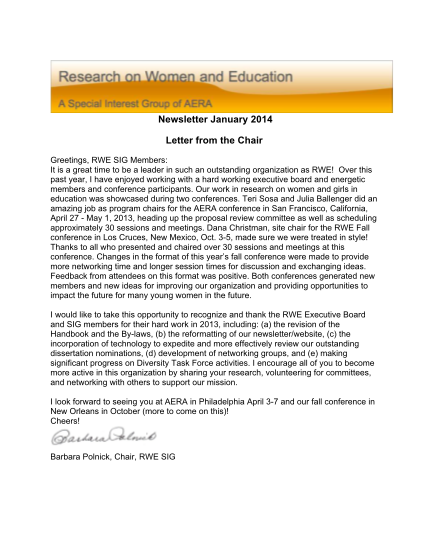 424979537-newsletter-january-2014-letter-from-the-chair-research-on-rwesig