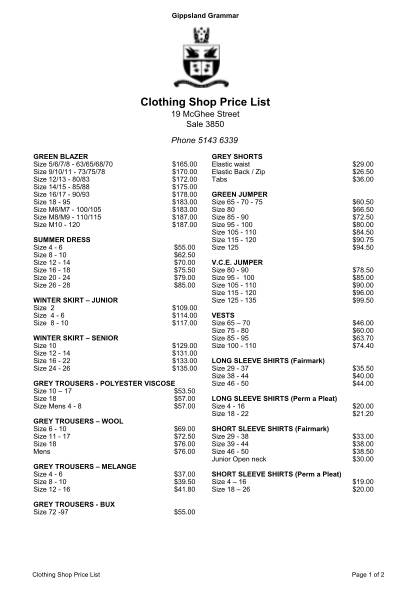 426023207-clothing-shop-price-list-gippsland-grammar-school-gippslandgs-vic-edu