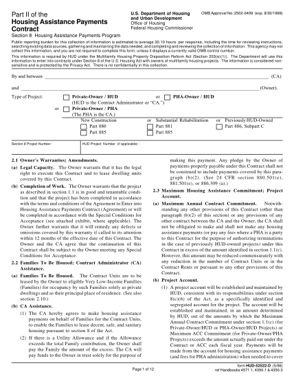 42642433-fn-549-hud-form-52522-d-project-based-hap-contract-part-ii-nhlp