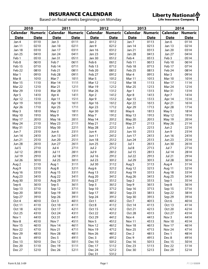 42733679-form-9-insurance-calendar