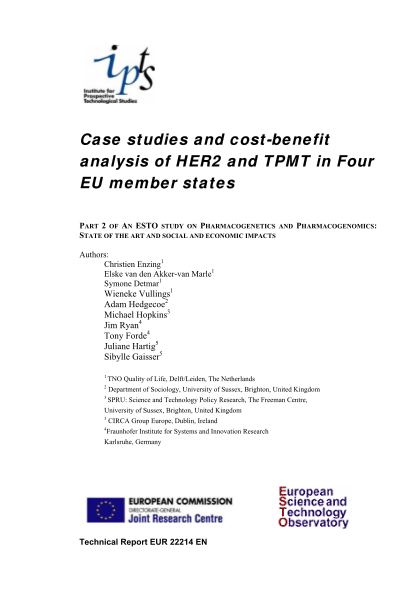 42767756-case-studies-and-cost-benefit-analysis-of-her2-and-tpmt-in-four-ftp-jrc