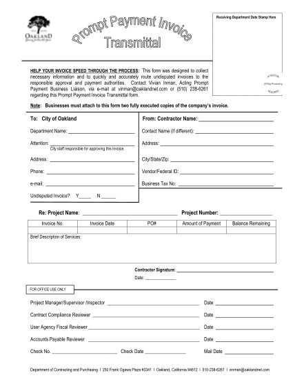42823769-prompt-payment-invoice-transmittal-form-city-of-oakland