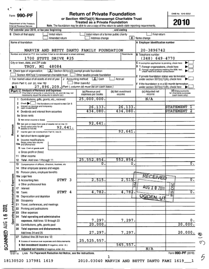 42853268-form-return-of-private-foundation-990-pf-omb-no-1545-0052-or-section-4947a1-nonexempt-charitable-trust-treated-as-a-private-foundation-department-of-the-treasury-internal-revenue-service-for-calendar-year-2010-or-tax-year-beginning-g