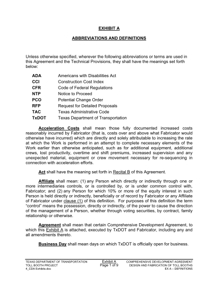 428695924-exhibit-a-abbreviations-and-definitions-unless-otherwise-ftp-txdot