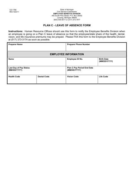429911748-plan-c-leave-of-absence-form-employee-information-michigan