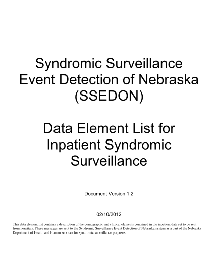 430004689-ssedon-data-element-list-for-inpatient-syndromic-surveillance-dhhs-ne