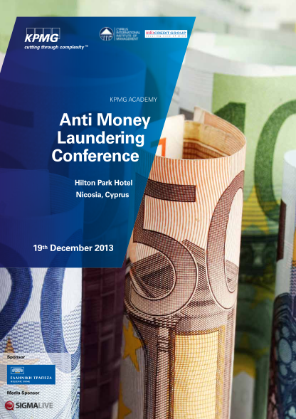 43028738-agenda-for-the-aml-conference-kpmg