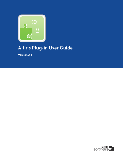 43123225-altiris-plug-in-user-guide-v31-product-documentation