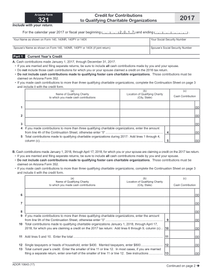 431314993-arizona-form-321-credit-for-contributions-to-qualifying-charitable-organizations