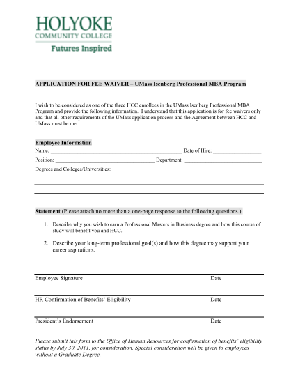 43397550-professional-fee-waiver-sample-form