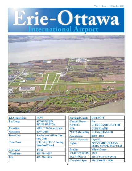 434172394-vol-1-issue-5-date-july-2015-erieottawa-international-airport-faa-identifier-latlong-elevation-variation-from-city-time-zone-zip-code-telephone-fax-pcw-4130