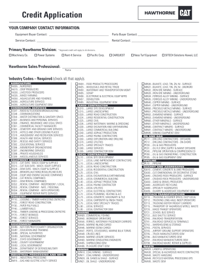 435318799-credit-application-your-company-contact-information-equipment-buyer-contact-parts-buyer-contact-service-contact-rental-contact-primary-hawthorne-division-machinery-co