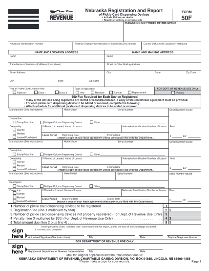 43671442-nebraska-registration-and-report-form-of-pickle-card