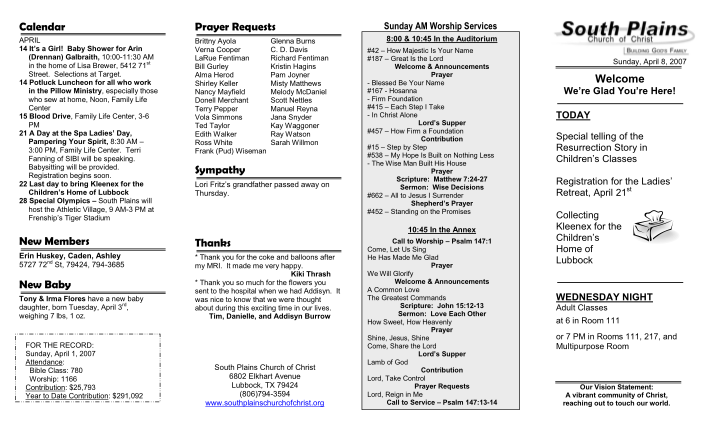 437756467-calendar-prayer-requests-april-14-its-a-girl-southplainschurchofchrist