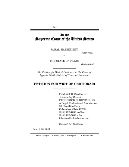 43776523-on-petition-for-writ-of-certiorari-to-the-court-of