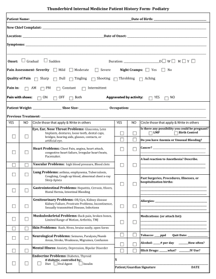 108 Patient History Form page 7 - Free to Edit, Download & Print | CocoDoc