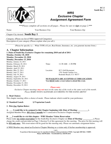 438676675-wrs-exclusive-chapter-assignment-agreement-form-worthwhile