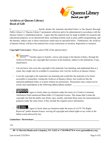 438954202-archives-at-queens-library-deed-of-gift-queens-memory-queensmemory-qwriting-qc-cuny