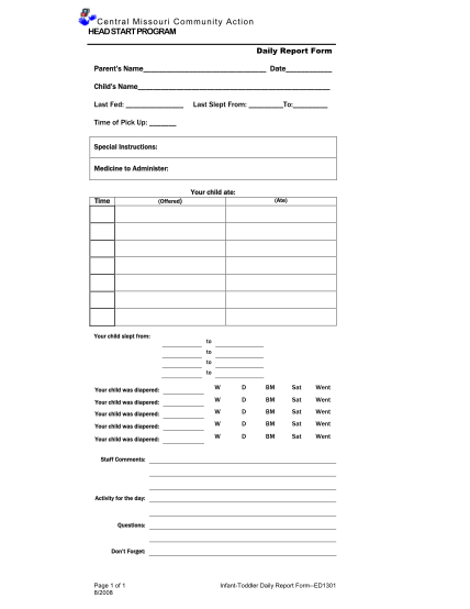43933104-infant-toddler-daily-report-form-central-missouri-community-action
