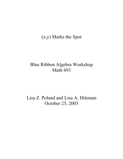 439560433-xy-marks-the-spotpdf-blue-ribbon-mathematics-blueribbon