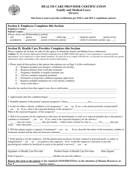 439763553-health-care-provider-certification-family-and-medical-leave-pd-615a-this-form-is-used-to-provide-certification-per-fmla-and-ofla-regulations-and-law-ode-state-or