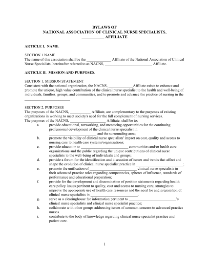 43984338-bylaws-template-national-association-of-clinical-nurse-specialists-nacns