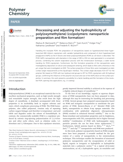 439889994-2016-7-184-view-journal-view-issue-processing-and-adjusting-the-hydrophilicity-of-polyoxymethylene-copolymers-nanoparticle-preparation-and-lm-formation-markus-b-pubs-rsc