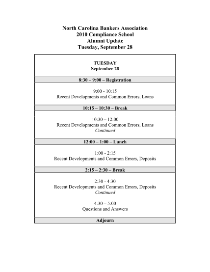 44007035-north-carolina-bankers-association-alumni-update-agenda-ncbankers
