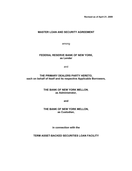 44022045-master-loan-and-security-agreement-among-federal-bb