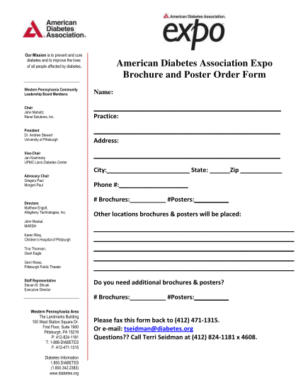 44022350-american-diabetes-association-expo-brochure-and-poster-order-form