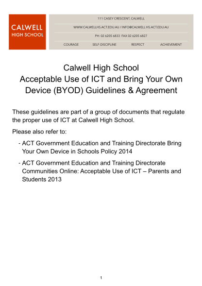 441029236-acceptable-use-of-ict-and-bring-your-own-device-guidelines-and-calwellhs-act-edu