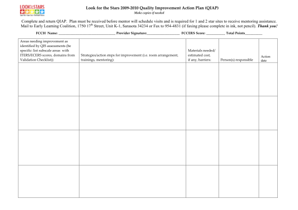 44151677-quality-improvement-action-plan-template-fcch-2009-earlylearningcoalitionsarasota