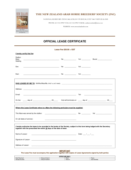 44204418-lease-form-nzahbs-the-new-zealand-arab-horse-breeders