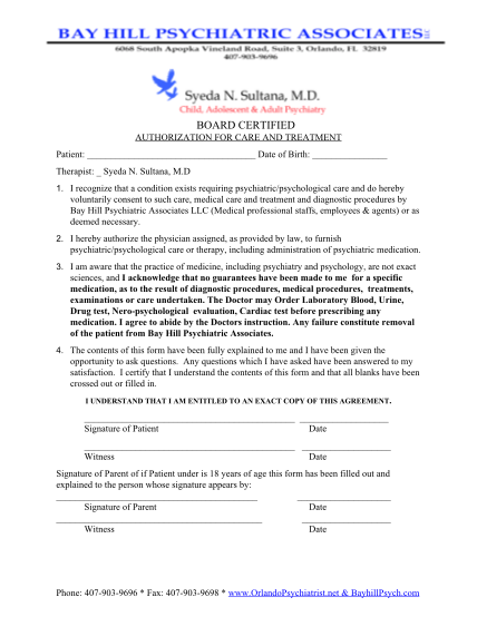 442470021-boardcertified-authorizationforcareandtreatment-patient-dateofbirth-therapist-syedan-orlandopsychiatrist