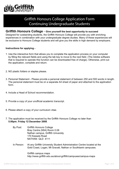 44290324-griffith-honours-college-application-form-continuing-undergraduate-students-griffith-honours-college-give-yourself-the-best-opportunity-to-succeed-designed-for-outstanding-students-the-griffith-honours-college-will-provide-you-with
