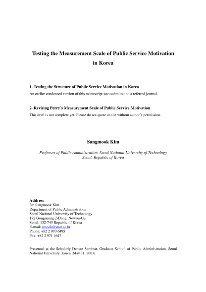 443442800-testing-the-measurement-scale-of-public-service-motivation-bk21gspa-snu-ac