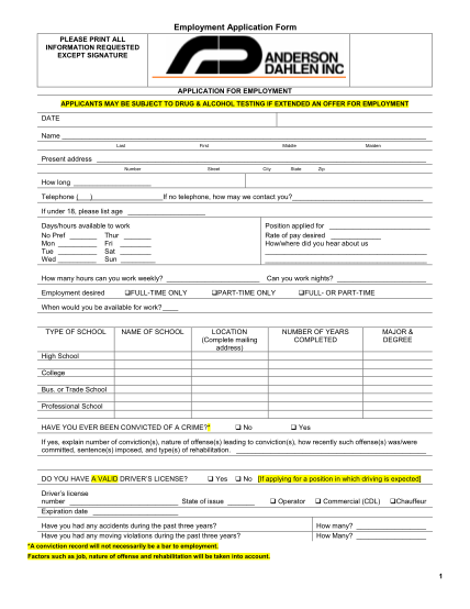 application form for moving