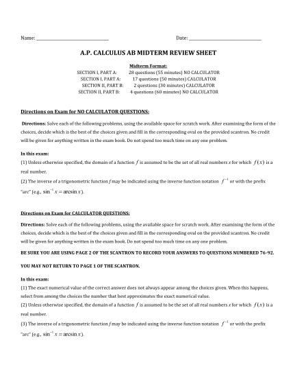 444529449-ap-calculus-ab-midterm-review